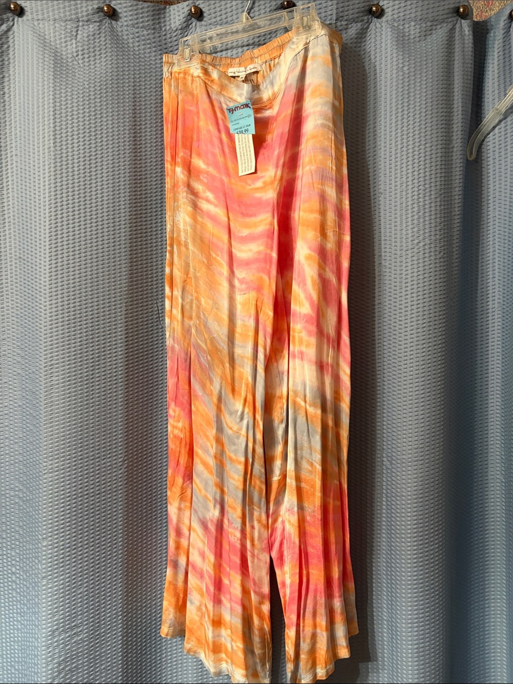 Silky casual pants